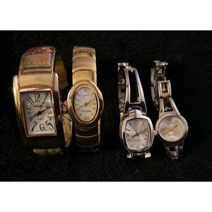Woman Quartz Watch Lot Of 4: Rumors; Persona; Varsales All Work And Keep‎ Time
